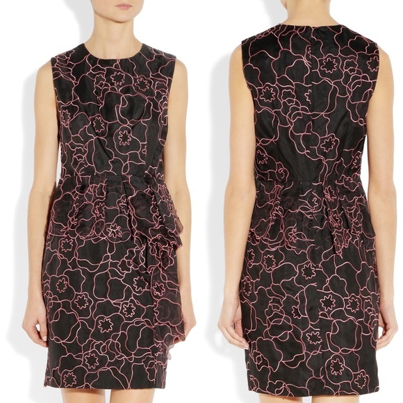 Diane Von Furstenberg Leni Dress Peplum Cocktail Dress Size 2 - Picture 3 of 9